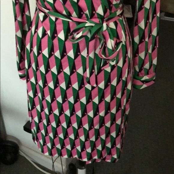 Dvf Polo check new Jeanne dress size 10 - Picture 3 of 8